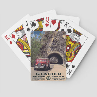 Vintage Glacier National Park Playing Cards
