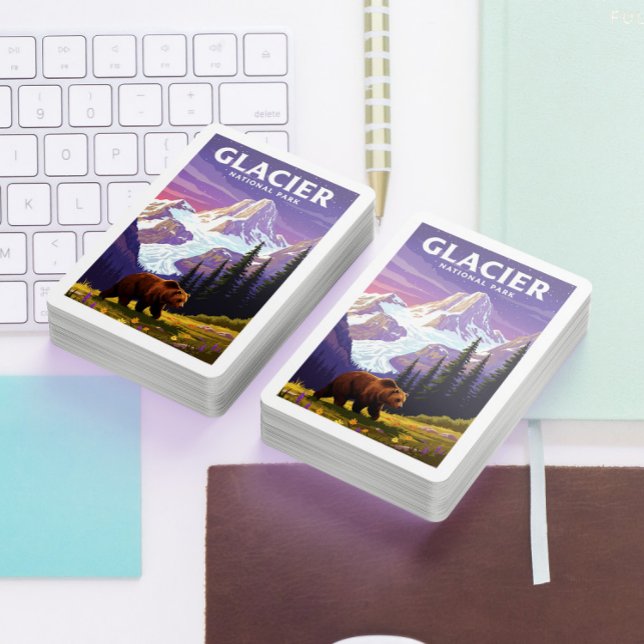 Vintage Glacier National Park Poker Cards (Creator Uploaded)