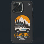 Vintage Glacier National Park Road Trip Montana Speck iPhone 13 Pro Max Case<br><div class="desc">Vintage design Glacier National Park Road Trip Montana. Great clothing apparel design for people who love outdoor camping, camper, hiker, hiking, road trip, Family trip, summer trip. A great road trip illustration with an old-school style also makes a great gift idea for outdoor enthusiasts as well as friends and family....</div>