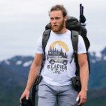 Vintage Glacier National Park Road Trip Montana  T-Shirt<br><div class="desc">Vintage design Glacier National Park Road Trip Montana. Great clothing apparel design for people who love outdoor camping, camper, hiker, hiking, road trip, Family trip, summer trip. A great road trip illustration with an old-school style also makes a great gift idea for outdoor enthusiasts as well as friends and family....</div>