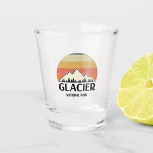 Vintage Glacier National Park Shot Glass