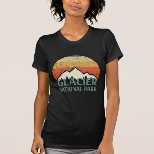 Vintage Glacier National Park T_Shirt