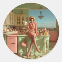 Vintage Glam in the Kitchen