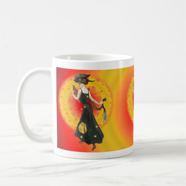 Vintage Glamour Girl Mug (Left)