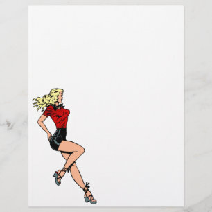 Vintage Glamour Girl Next Door, Blond Blombshell Flyer