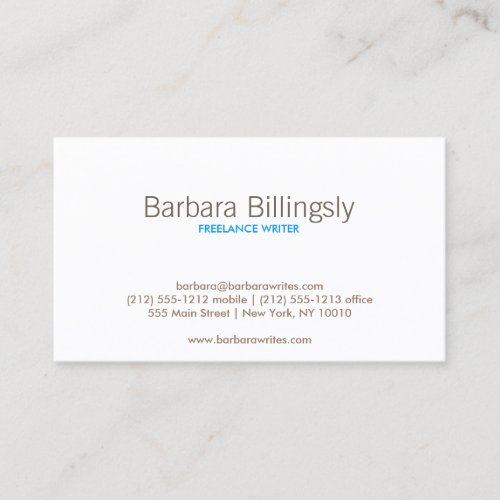 VINTAGE GLAMOUR Business Card