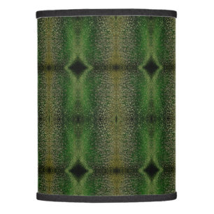 Vintage Glass In Green Lamp Shade