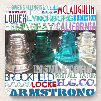 Vintage Glass Insulator Coaster