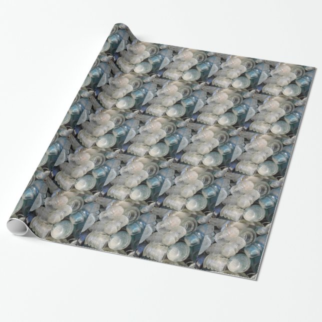 Vintage Glass Insulators Wrapping Paper (Unrolled)