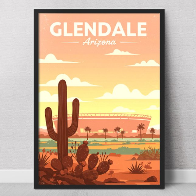 Vintage Glendale Arizona Poster (Creator Uploaded)