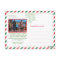 Vintage Glitter Family Photos Airmail Christmas
