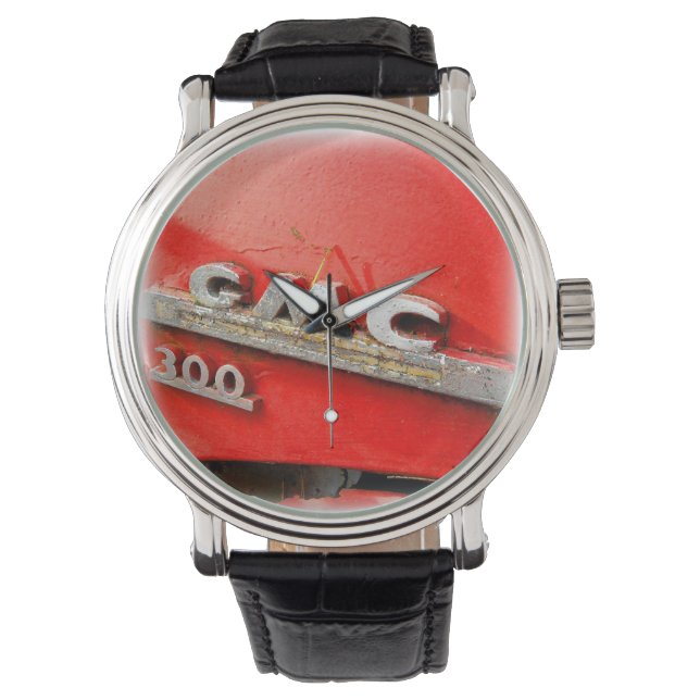 Vintage GMC Truck Badge Watch (Front)