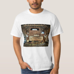Vintage GMC Truck In Rustic Barn 1949-55 T-Shirt
