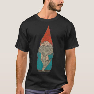 Vintage Gnome Funny Yard Garden Gift Whimsy T-Shirt