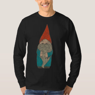Vintage Gnome Funny Yard Garden Gift Whimsy T-Shirt