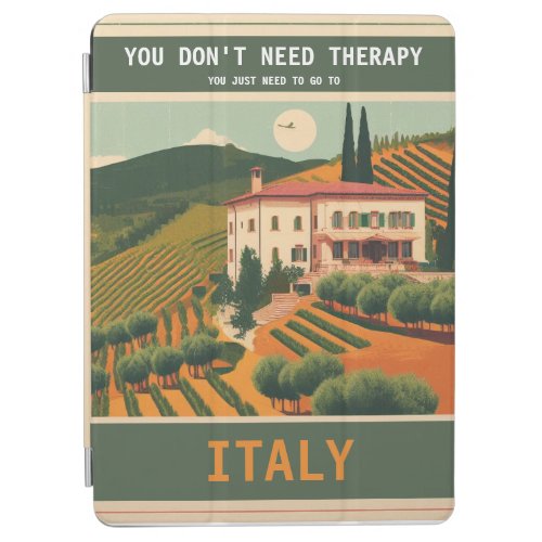 Vintage go to Italy iPad Air Cover
