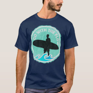 Vintage Go With The Flow Surfer T-Shirt