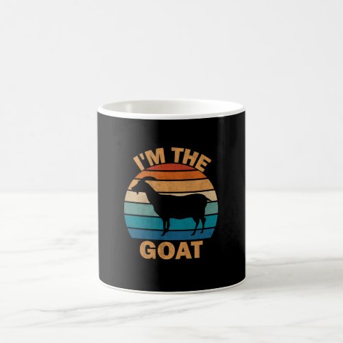 Vintage Goat Lover Retro Im The Goat Coffee Mug