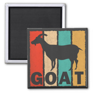 Vintage Goat Lover Retro Style Goat Magnet