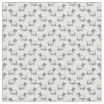 Vintage Goat with Leaf Antique Art CUSTOM BG COLOR Fabric