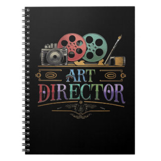 Vintage Gold Art Director Notebook