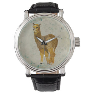 Vintage Gold Diamond Alpaca Watch