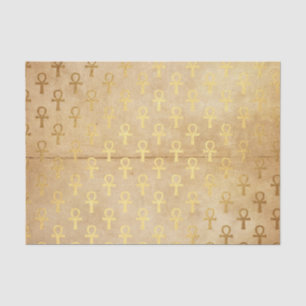 Vintage Gold Egyptian Paper Print