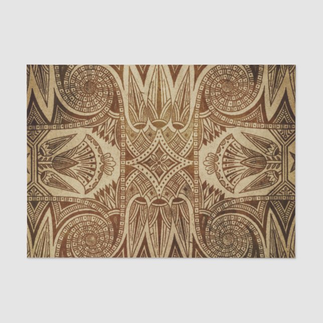 Vintage Gold Egyptian Paper Print (Front)