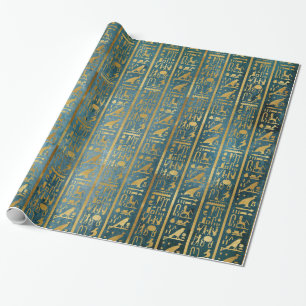 Vintage Gold Egyptian Paper Print