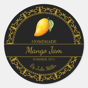 Vintage Gold Homemade Mango Jam black Label