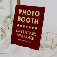 Vintage Gold Marquee Letters Wedding Photo Booth