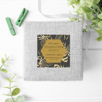 Vintage Gold Queen Bee Honey Jar Label