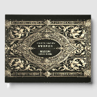 Vintage Gold Royal Look Guest Book