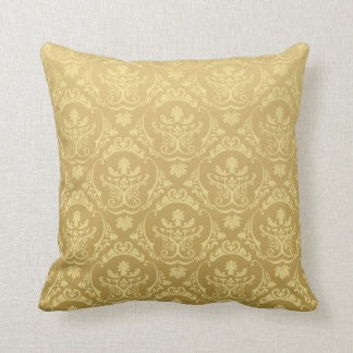 Vintage Gold Throw Pillow