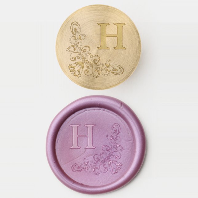 Vintage Gold Wax Seal Stamp (Stamped)