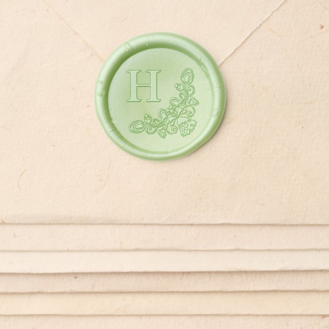 Vintage Gold Wax Seal Stamp Wax Seal Sticker (Front)
