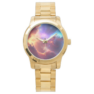 Vintage Gold Women's Watch with Fluorescent Face