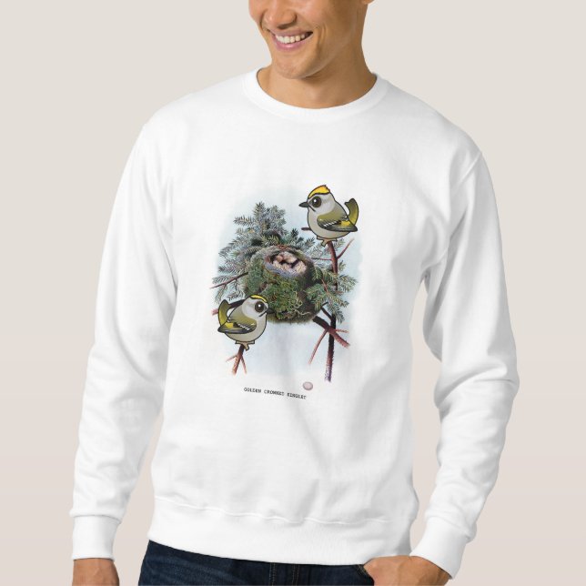 Vintage Golden-crowned Kinglet Sweatshirt (Front)