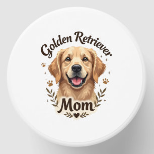 Vintage Golden Retriever Mom Dog Lover Typography Mini Candle Favors
