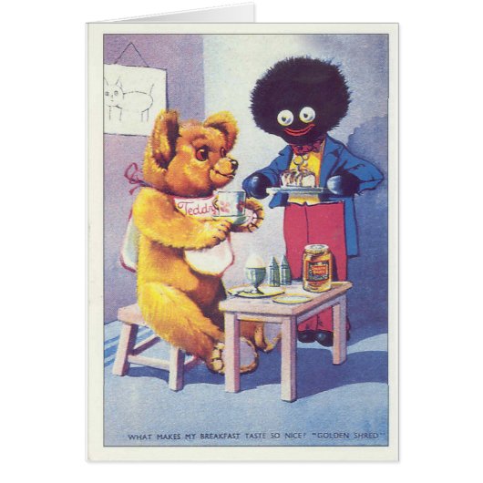 Vintage Golden Shred Teddy Bear Ad (Front)