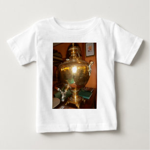Vintage Golden Tea Pot Wall Art & Print Baby T-Shirt