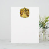 Vintage golden Venetian masks (Standing Front)