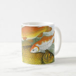 Vintage Goldfish Koi Fish, Marine Aquatic Sea Life Coffee Mug