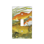 Vintage Goldfish Koi Fish, Marine Aquatic Sea Life Light Switch Cover