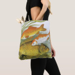 Vintage Goldfish Koi Fish, Marine Aquatic Sea Life Tote Bag