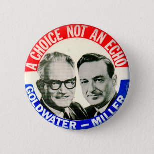 Vintage Goldwater-Miller Election Button