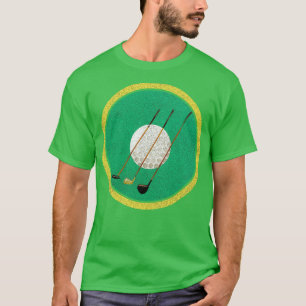 Vintage Golf Ball Clubs Irons Driver Golfing Golfe T-Shirt