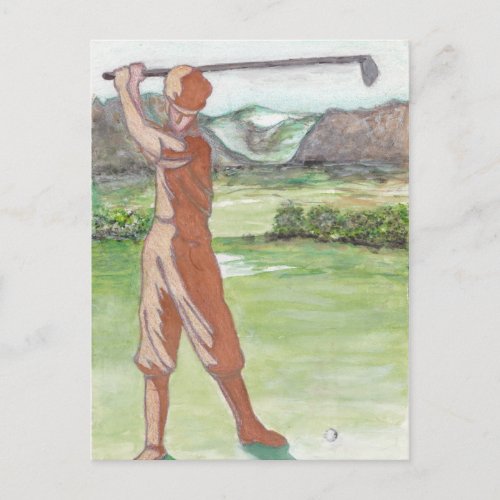 Vintage Golf Card