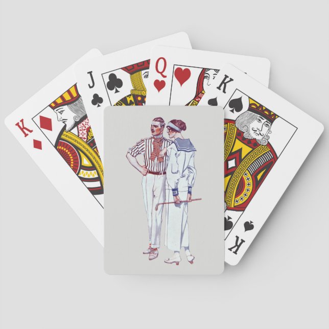 Vintage Golf Classic Playing Cards (Back)