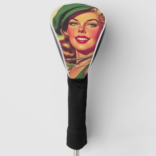 Vintage Golf Girl Golf Head Cover